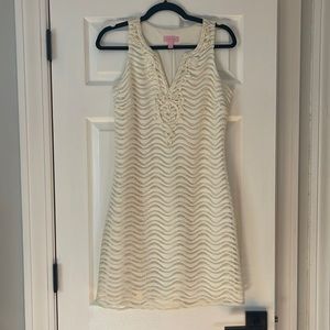 Lily Pulitzer White A Line Dress, Size Small
